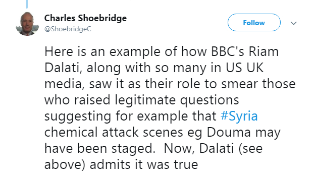 BBC producer claims Syria gas attack footage was 'staged' - CGTN