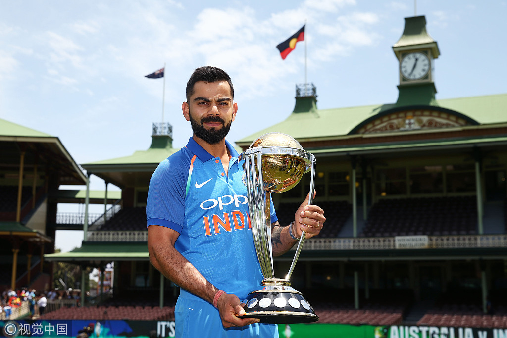 India s Virat Kohli Claims Hat trick In ICC Awards CGTN India s Virat Kohli Claims Hat trick In ICC Awards CGTN