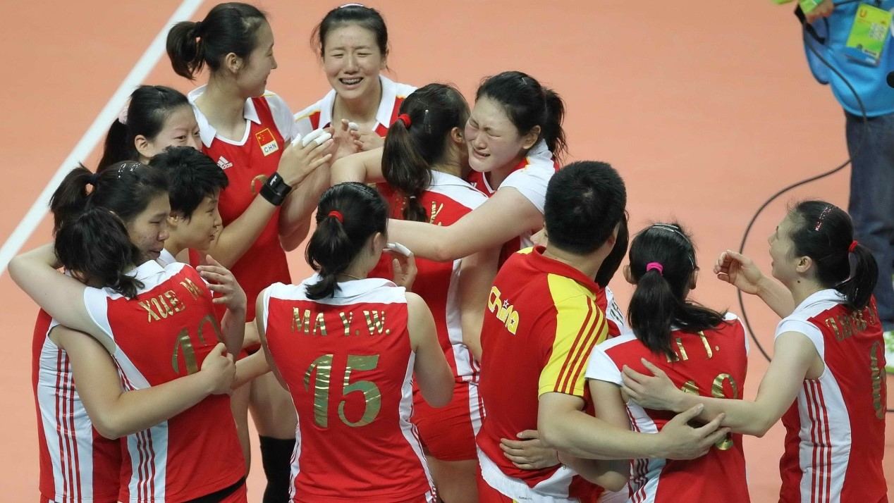 China's women's volleyball team train for Asian Games - CGTN