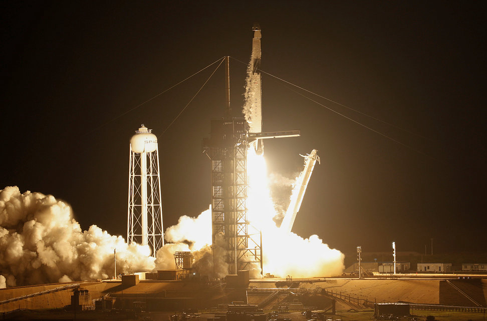 SpaceX successfully launches unmanned Crew Dragon spacecraft - CGTN