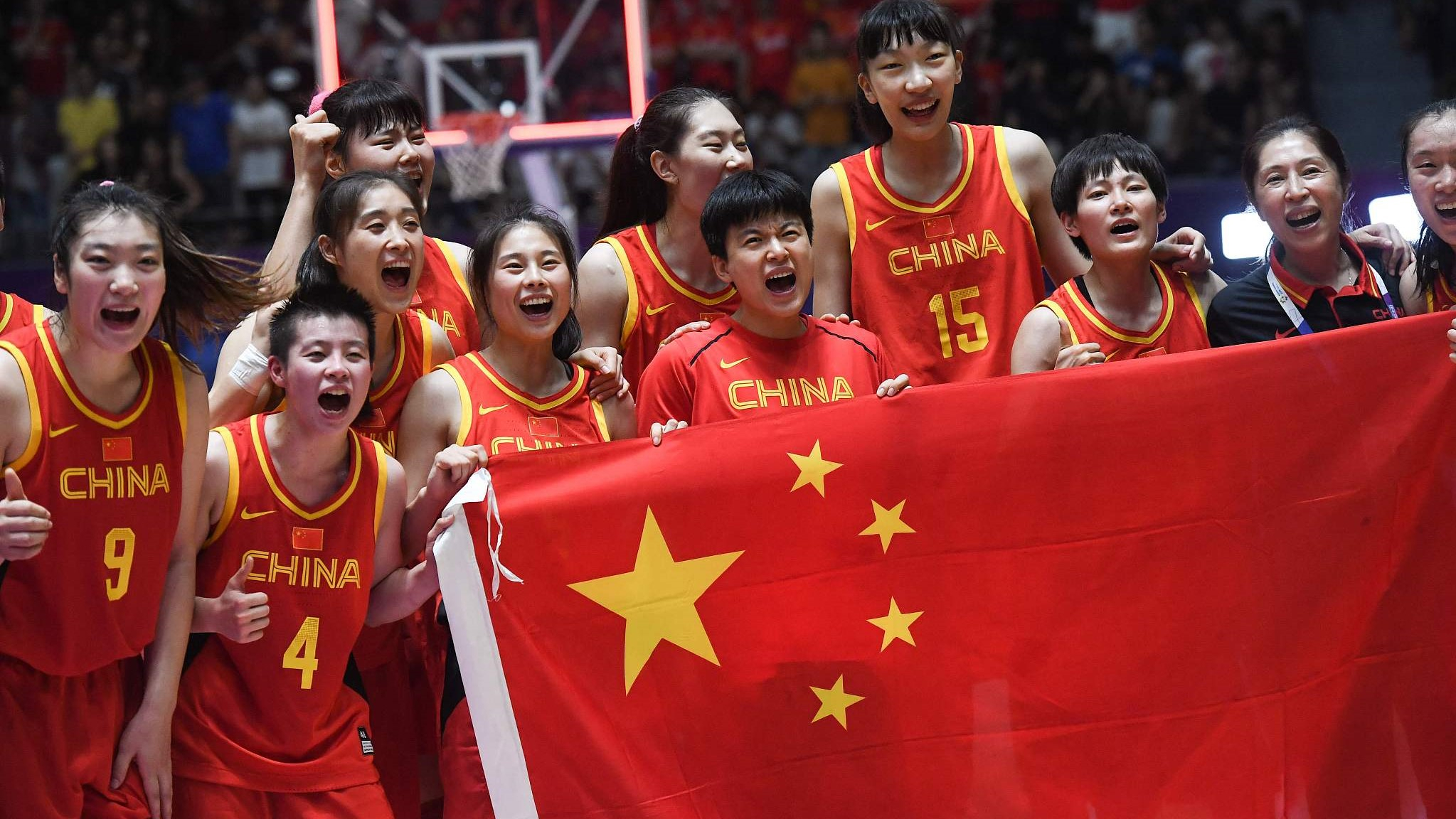 Team China reclaims three gold medals in basketball, volleyball CGTN