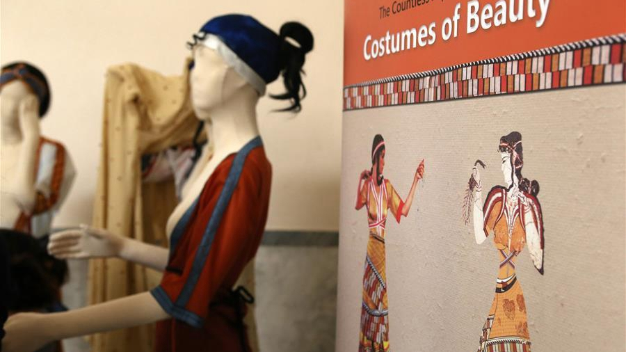Replicas of Ancient Greek women clothing unveiled at Athens museum