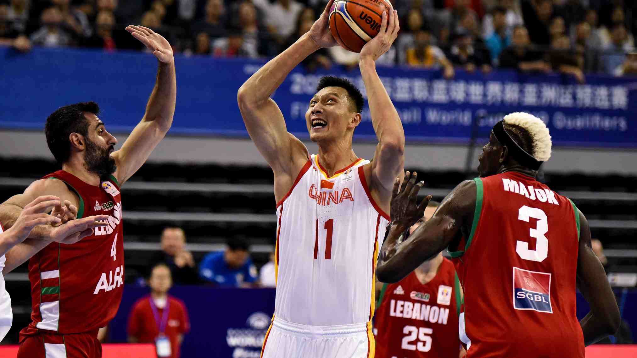 China Brush Aside Lebanon In Fiba World Cup Qualifiers Cgtn