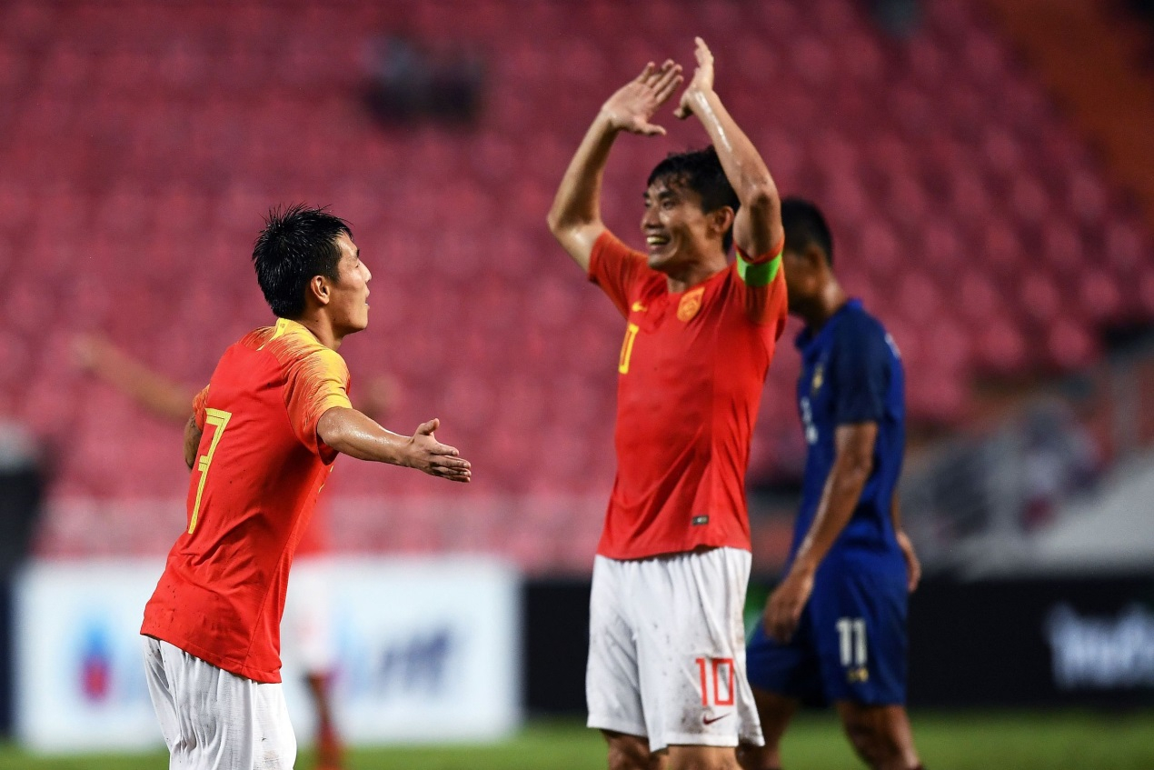 China bests Thailand in international friendly - CGTN