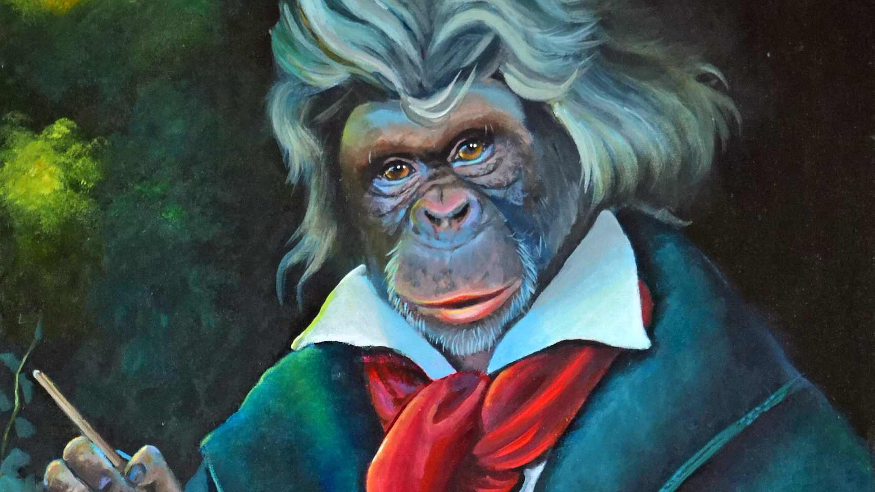 English Artist Turns Iconic Painting Faces Into Monkey Cgtn