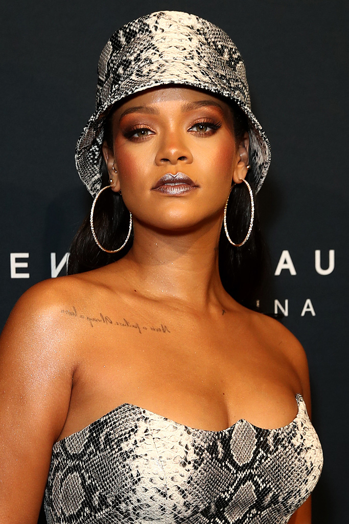Rihanna and Louis Vuitton Monogram Empreinte Lumineuse