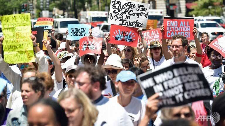 Hundreds Of Women Arrested While Protesting US Immigration Policy - CGTN