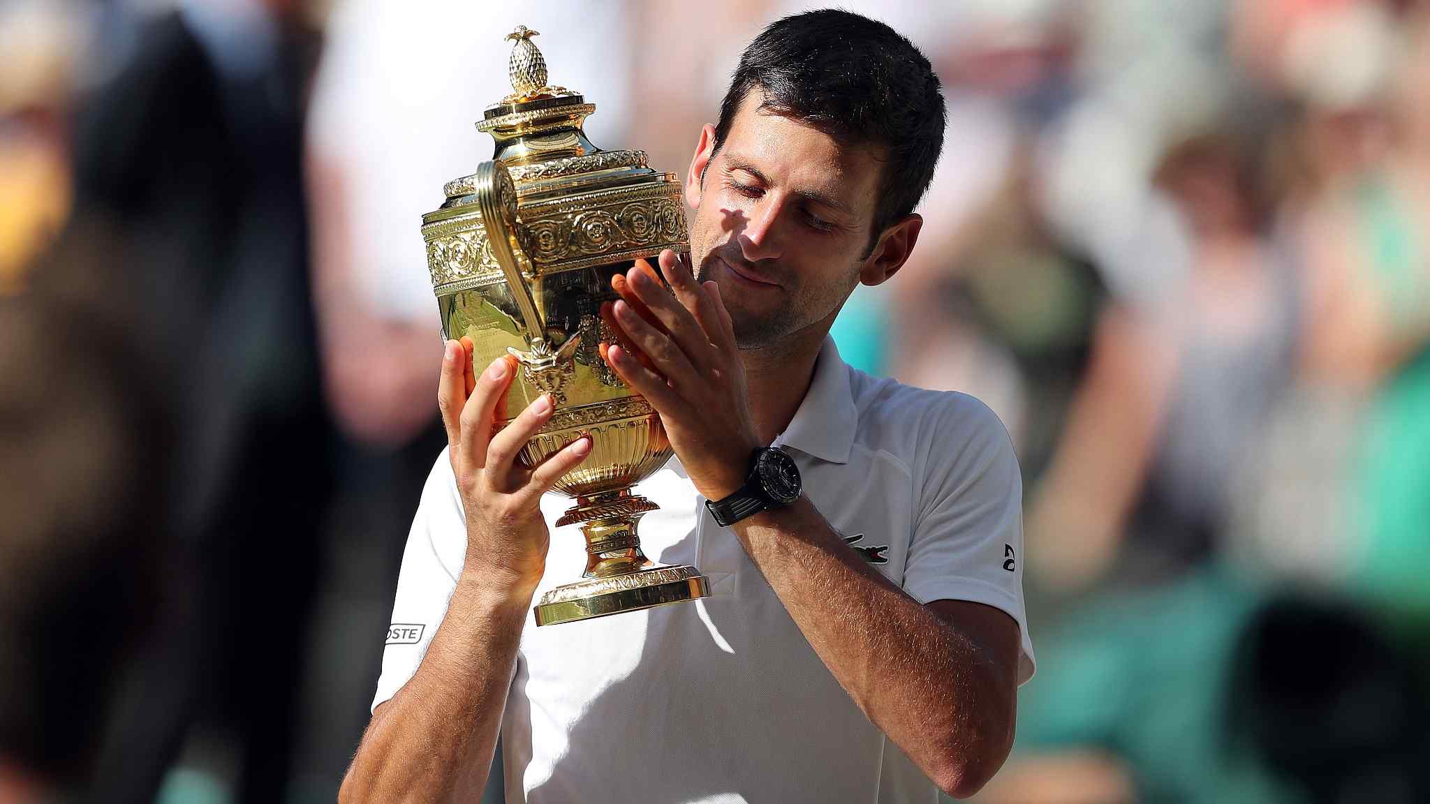 Novak Djokovic Beats Kevin Anderson To Win 4th Wimbledon Title - CGTN