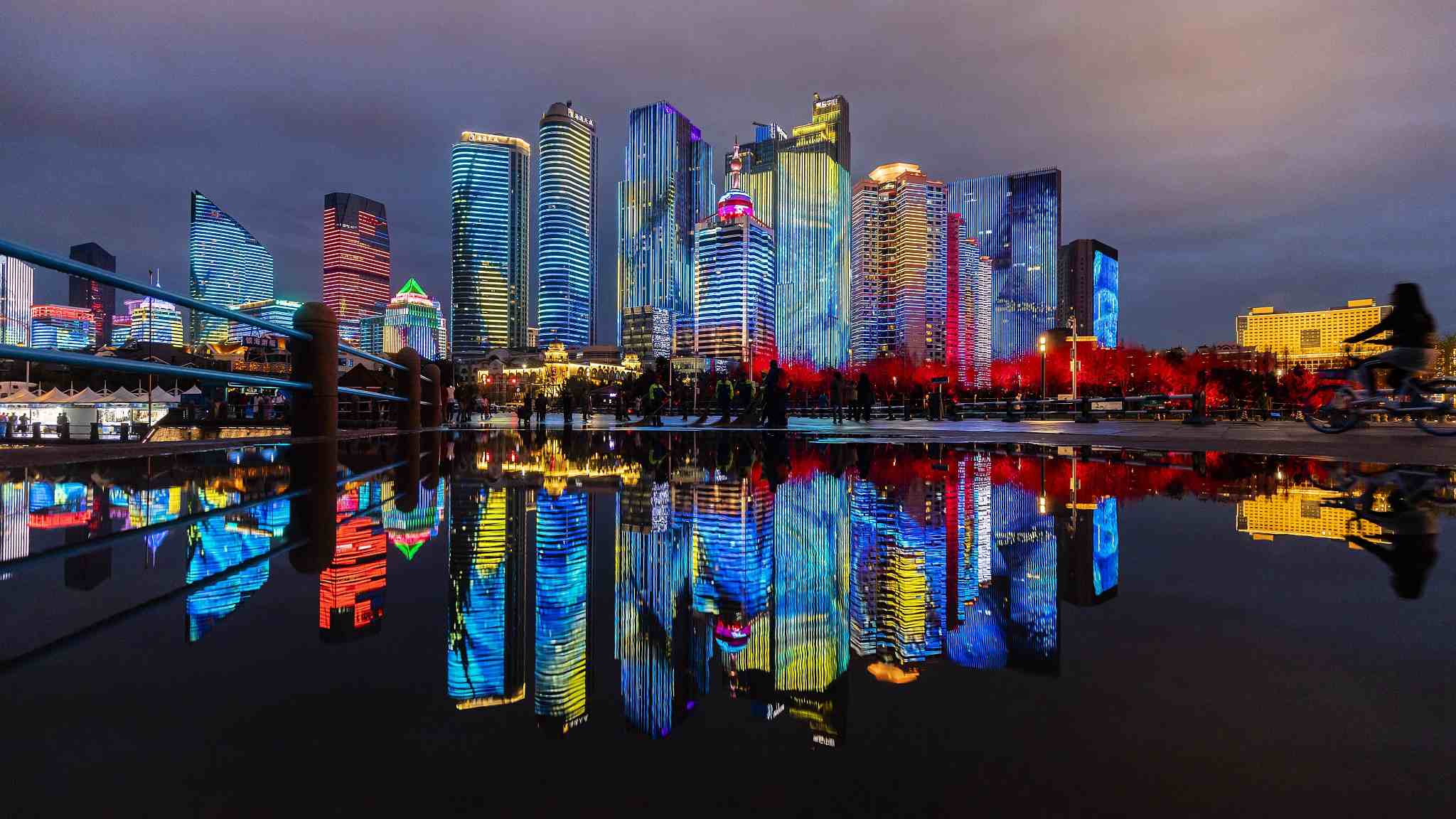 Qingdao Lights Up To Welcome Upcoming Sco Summit Cgtn