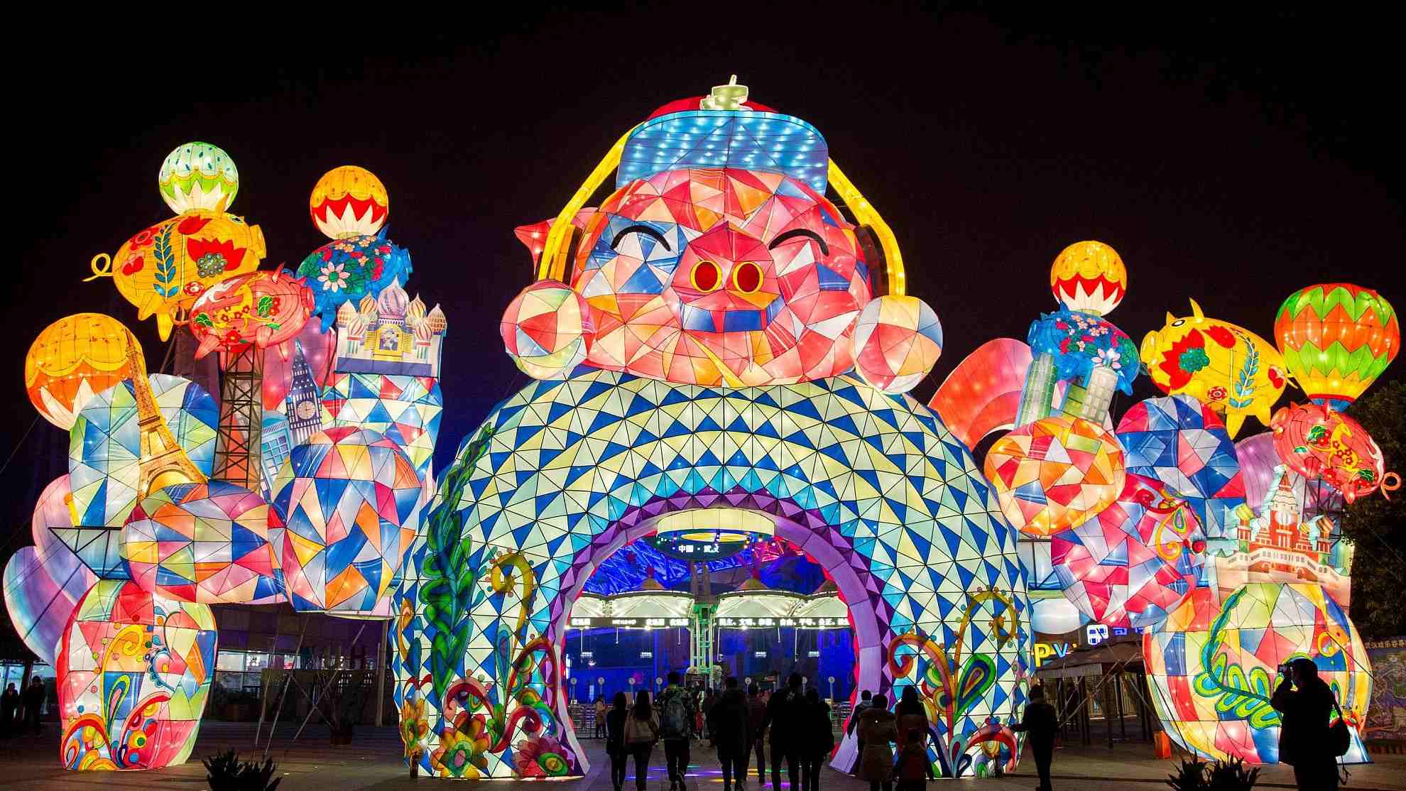 Lantern festivals held across China to greet the new year - CGTN