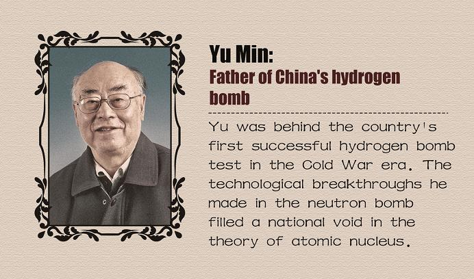 Father of China's hydrogen bomb, Yu Min, dies aged 93 - CGTN