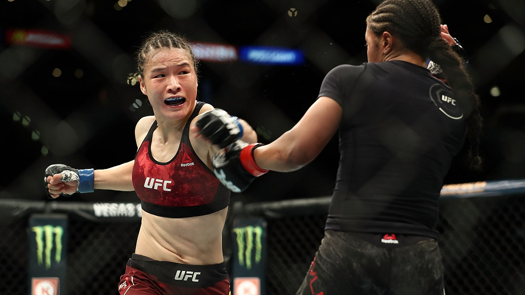 Zhang Weili makes history with latest UFC win - CGTN