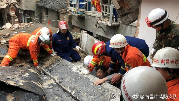 All 4 trapped in E China collapsed residential building rescued - CGTN