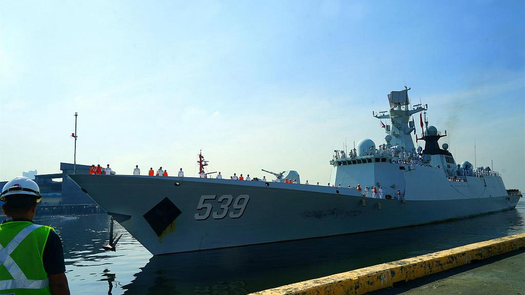 Chinese naval escort fleet concludes visit to Philippines - CGTN