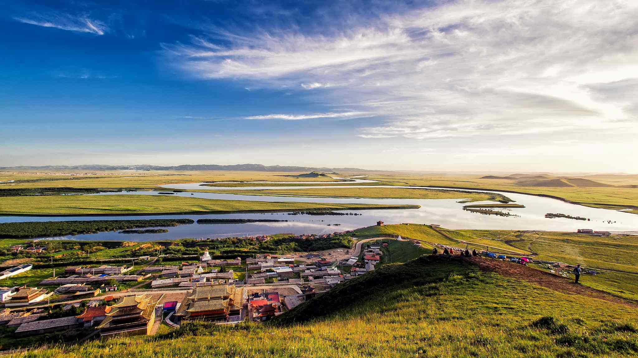 Take A Trip To Nw Chinas Beautiful Nine Colored Land Cgtn