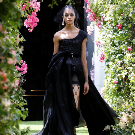 Dior black dress sales 2019