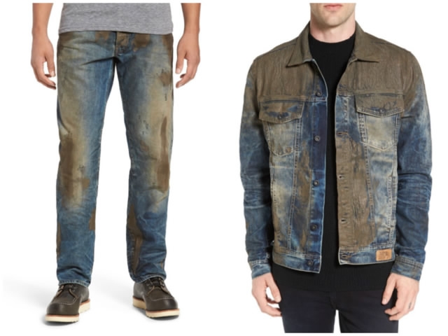 Laborer spirit? $425 jeans with fake dirt criticized widely on social ...
