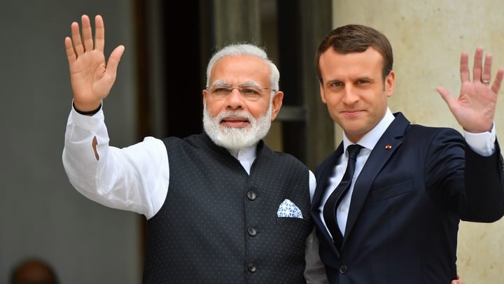 French, Indian leaders unite against climate change - CGTN