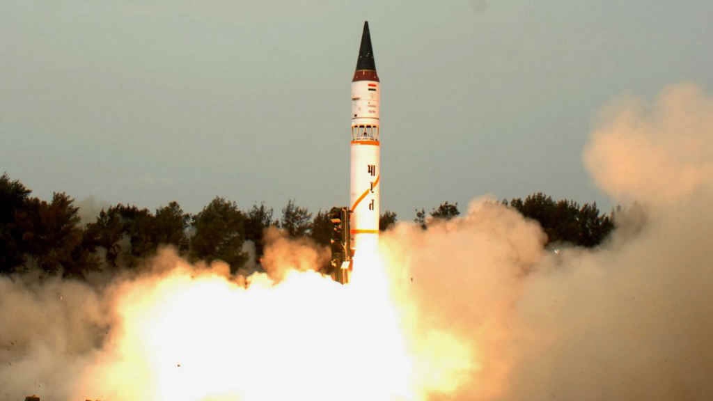 India successfully test-fires Agni-III ballistic missile - CGTN