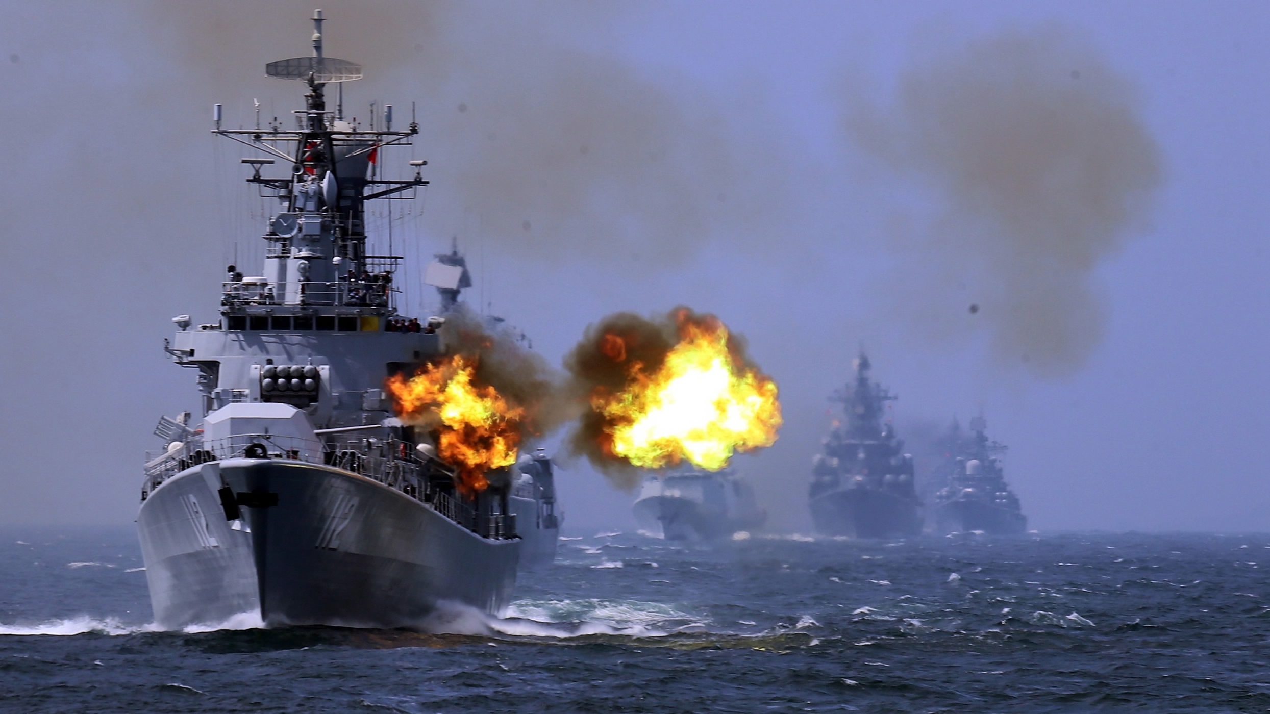 russia china naval games