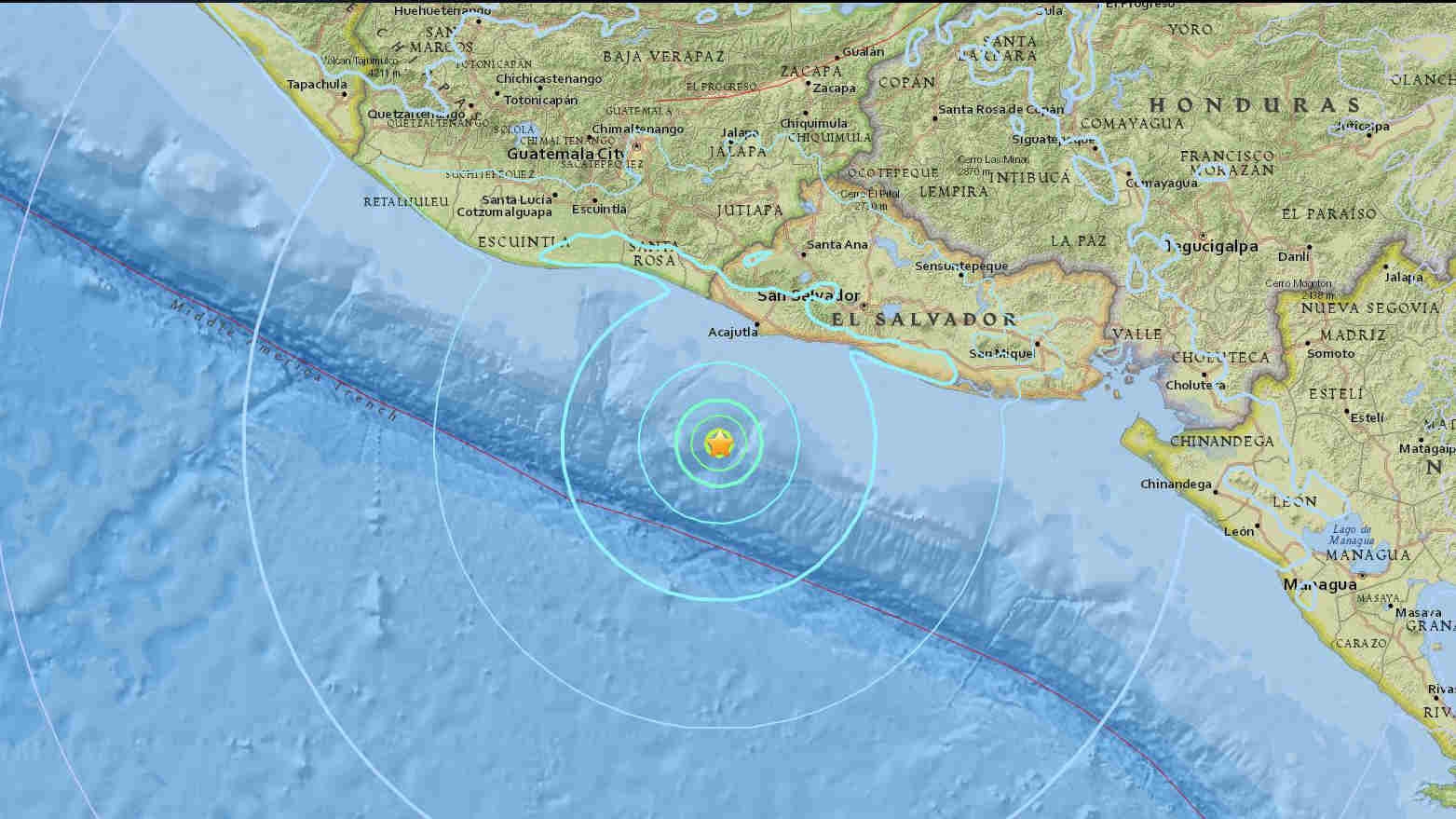 M6.2 Earthquake Hits Off El Salvador - CGTN