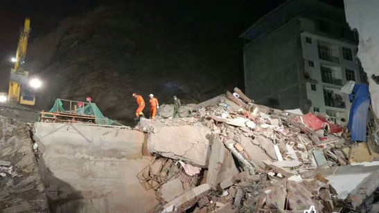 Death toll climbs to 6 in Shaanxi landslide, rescue operations end - CGTN