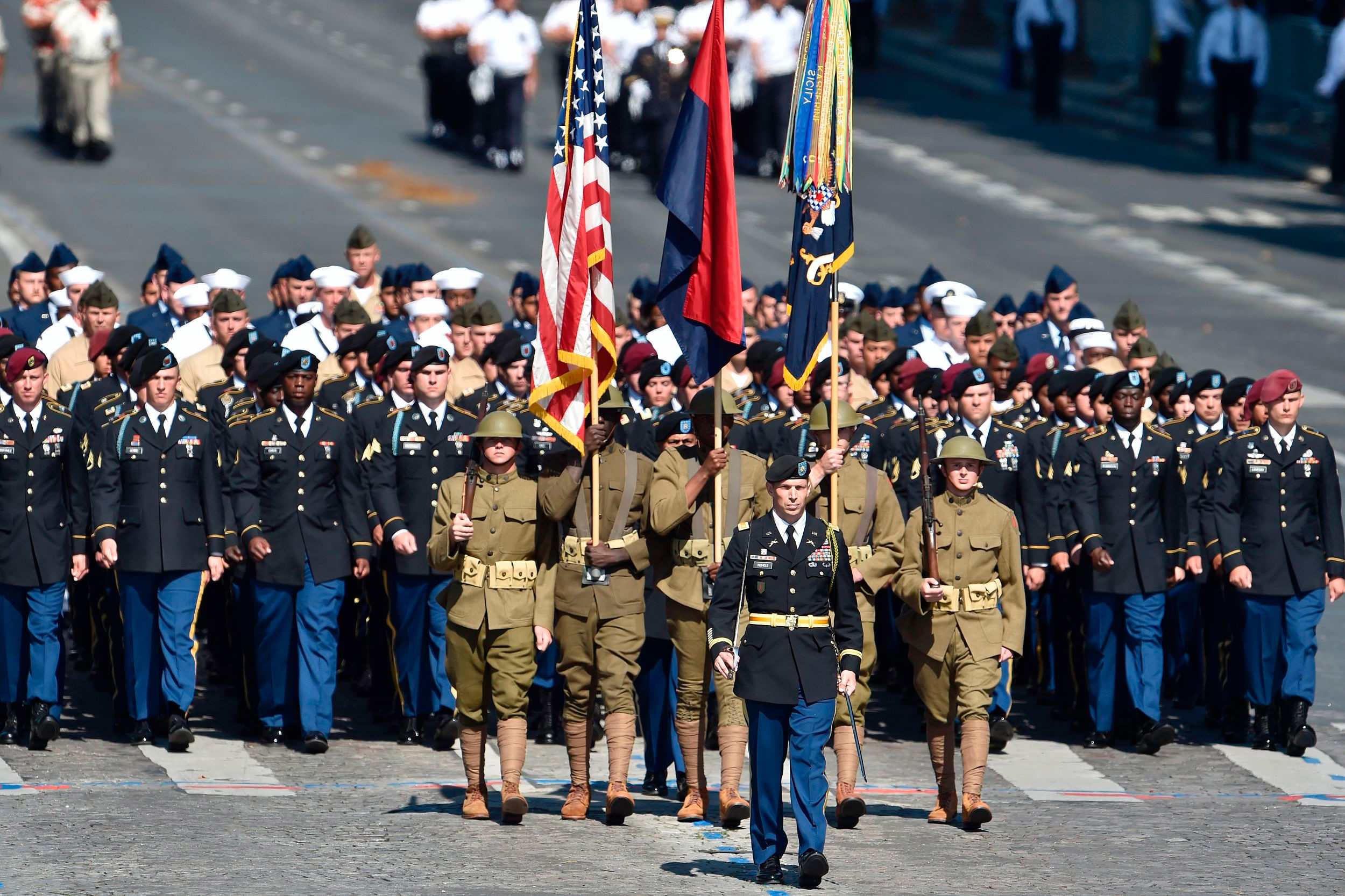 US troops lead Bastille Day parade in Paris CGTN