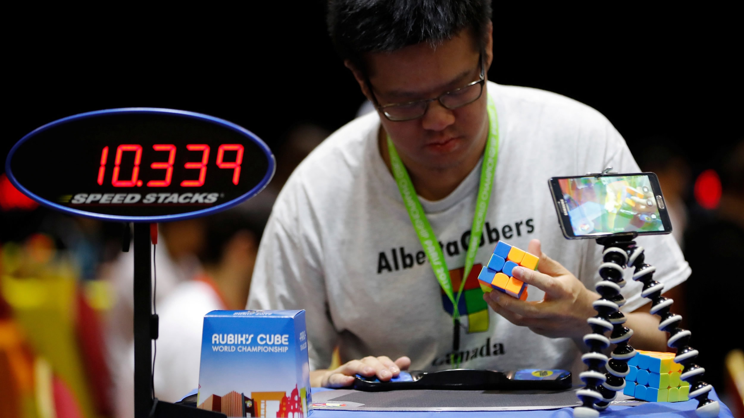 World largest Rubik's cube tournament kicks off in France CGTN