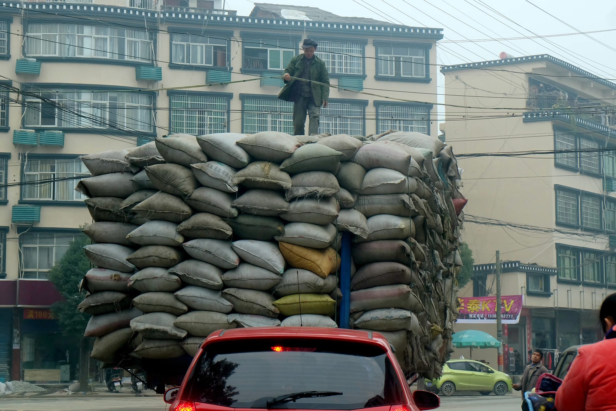 Overloaded Vehicles in China