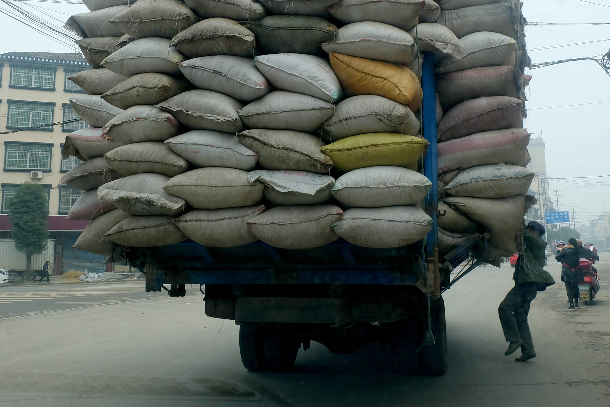 Overloaded Vehicles in China