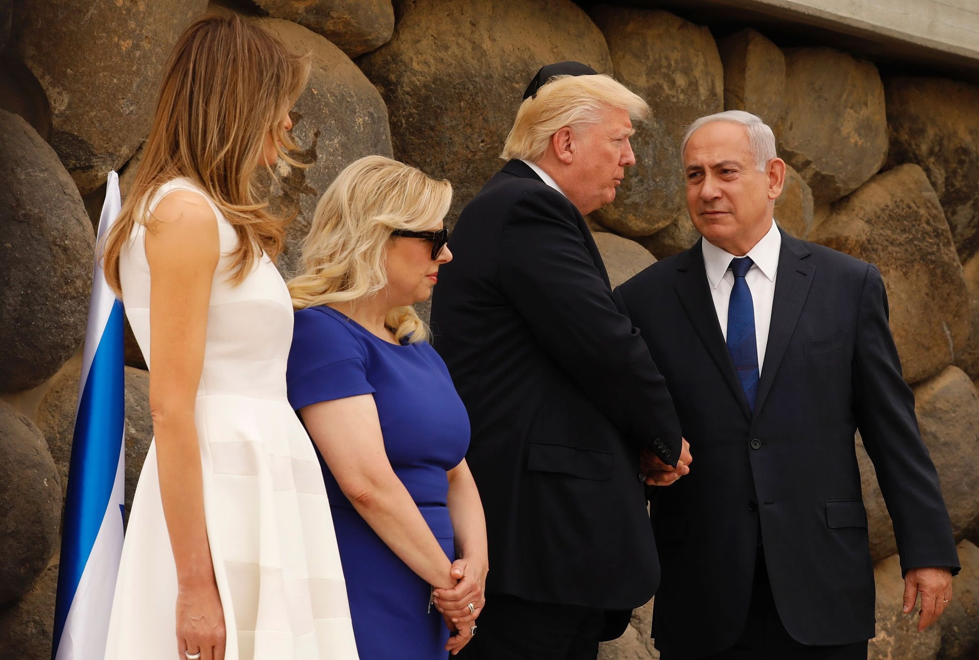 Trump Meets Israeli, Palestinian Leaders - In Effort To Revive Peace ...