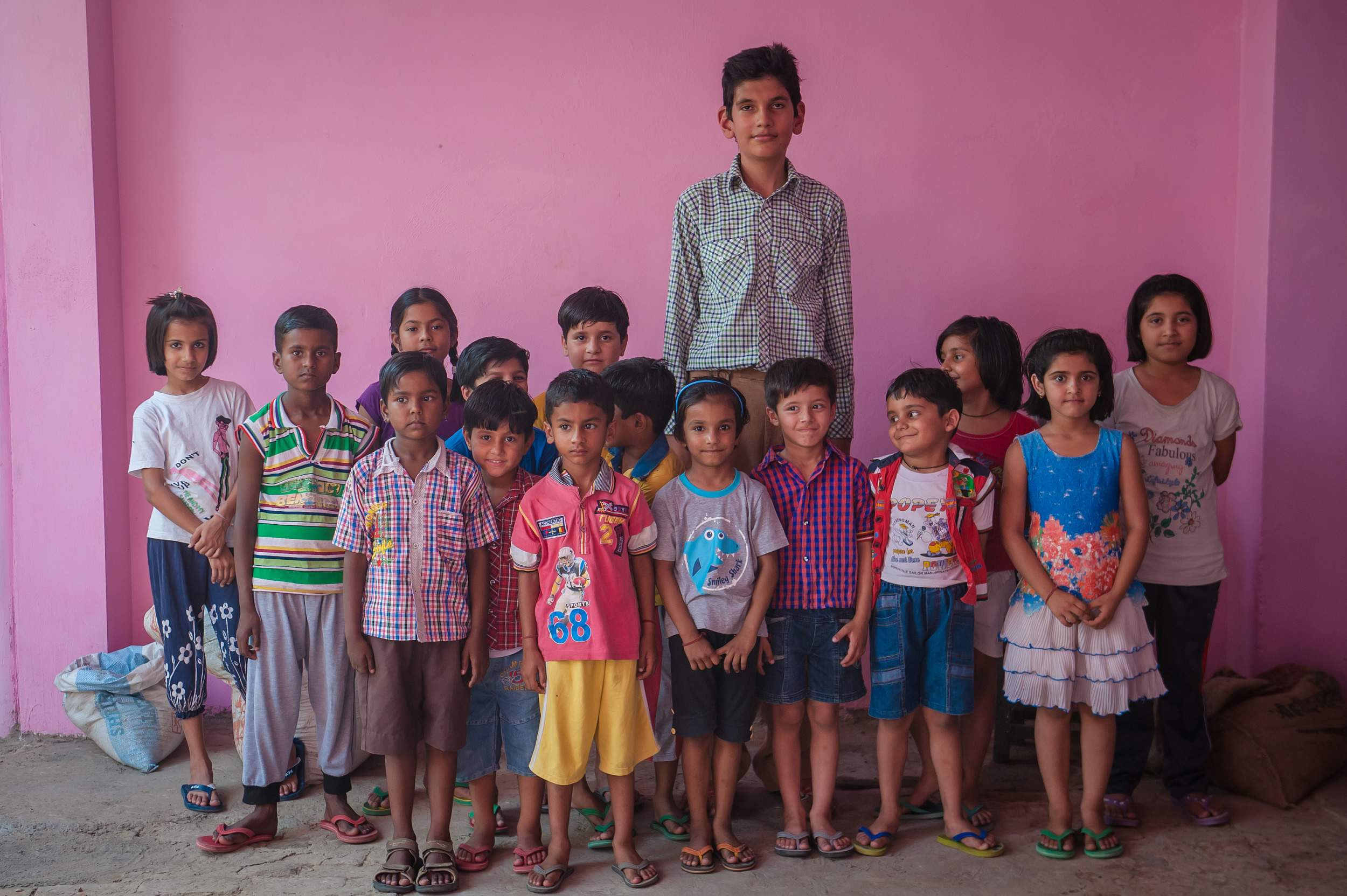 Meet the Indian boy who towers above his classmates at nearly 2