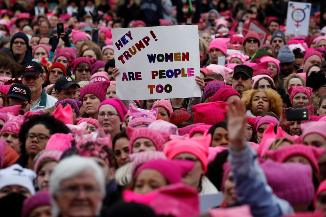 Millions Of Women Protest Worldwide Against Newly Inaugurated Trump Cgtn 