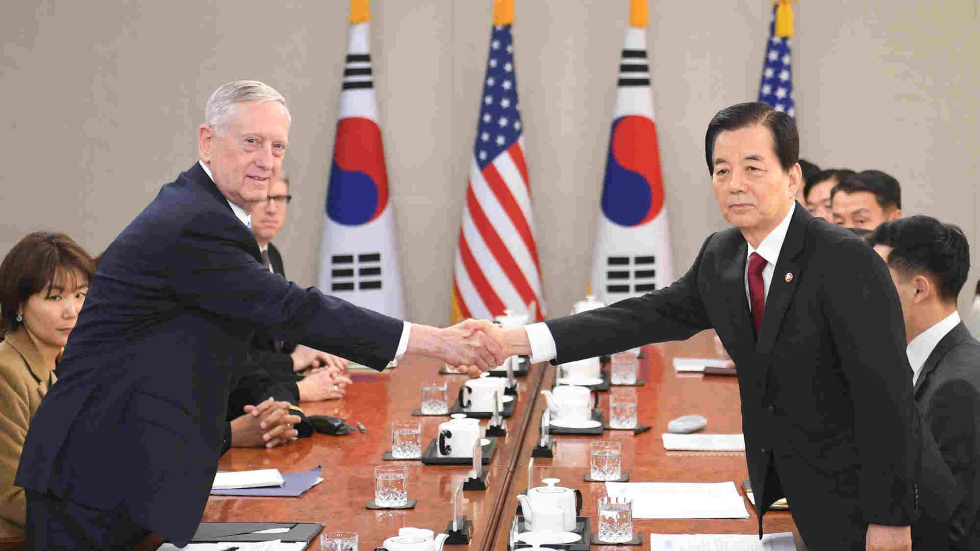 US Defense Secretary James Mattis met with South Korean Defense ...