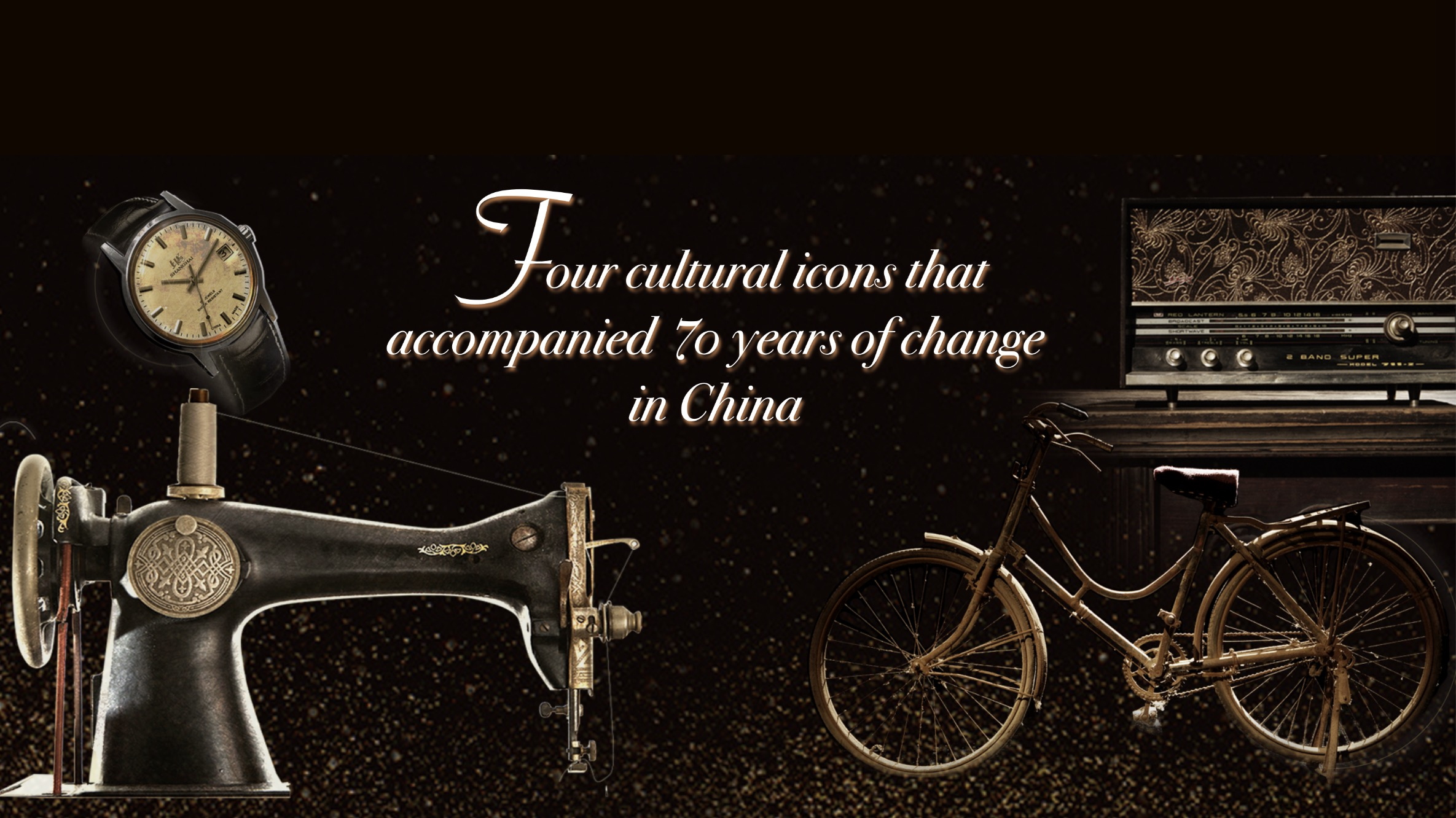 Four cultural icons that accompanied 70 years of change in China