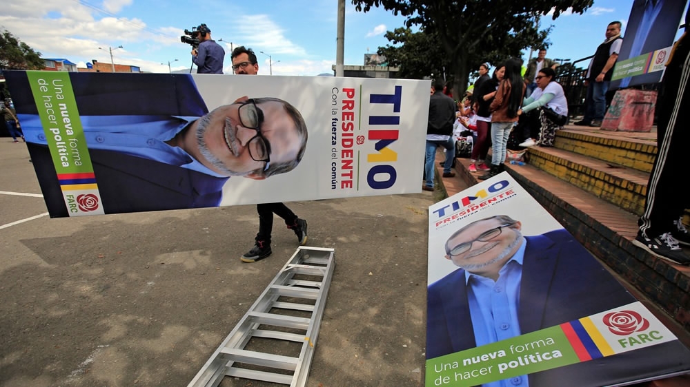 FARC pulls out of Colombia's presidential race - CGTN