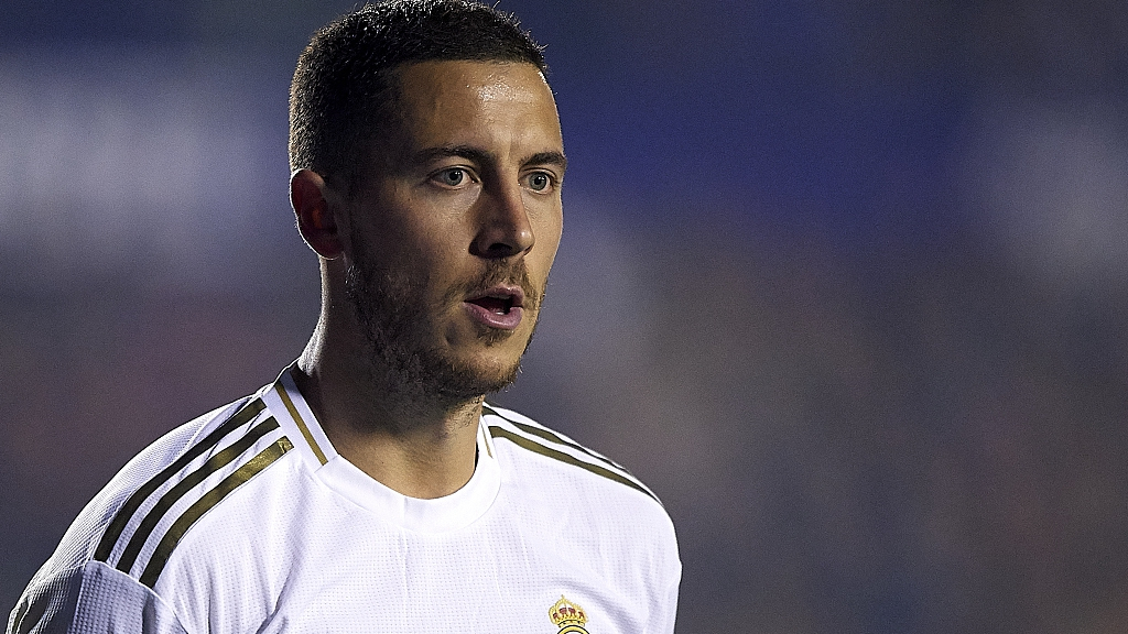 Real star Hazard faces lengthy spell out after suffering broken ankle - CGTN