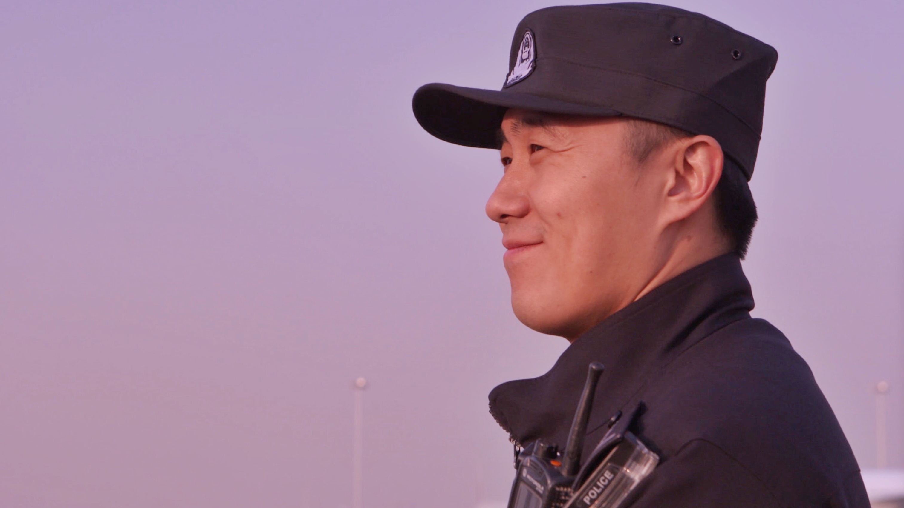 On patrol at the airport