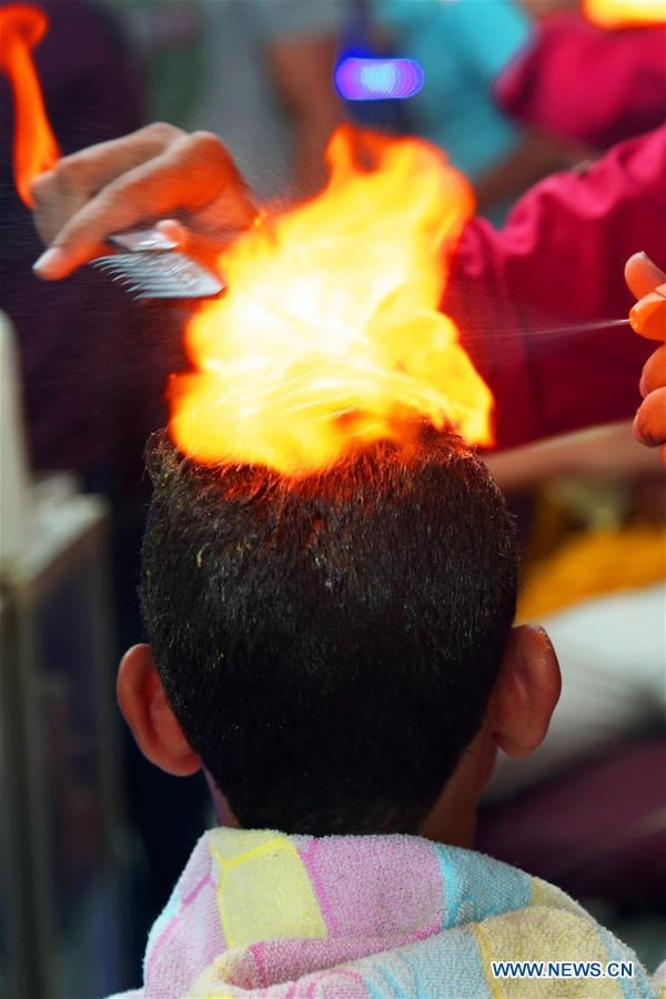 Fire haircut on sale