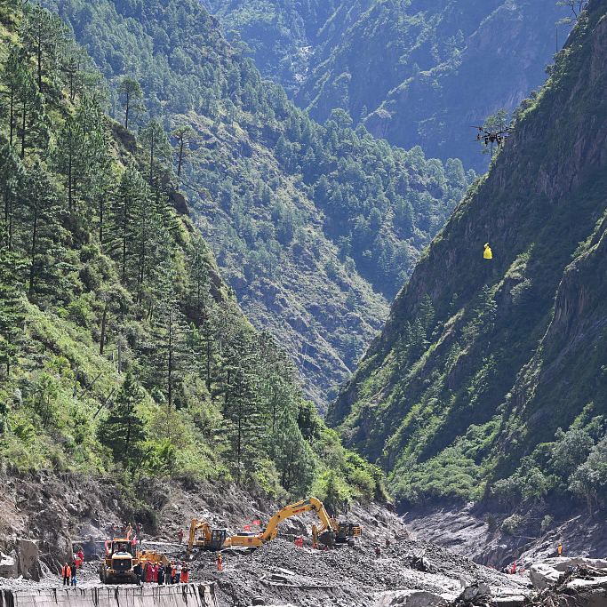 Rescue efforts mount after mudslide near China-Nepal border