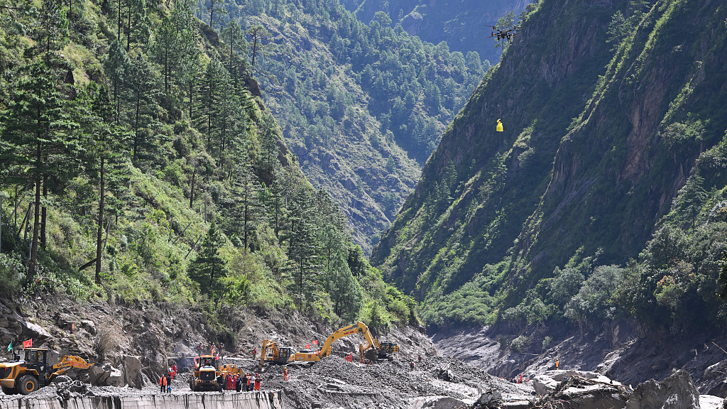 Rescue efforts mount after mudslide near China-Nepal border