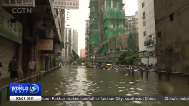 Typhoon Hato: PLA troops mobilized for disaster relief in Macao - CGTN