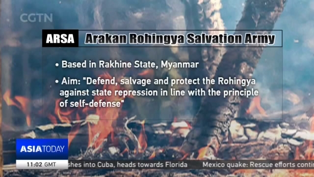 Rakhine Unrest Profile of Arakan Rohingya Salvation Army CGTN