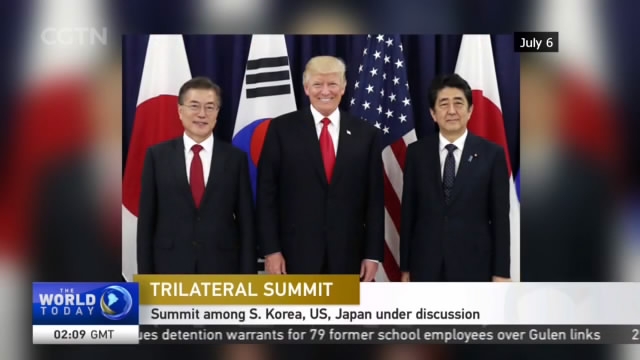 Trilateral Summit: Summit Among S. Korea, US, Japan Under Discussion - CGTN