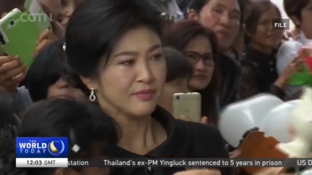 Yingluck Verdict Former Thai Pm Sentenced To 5 Years Cgtn