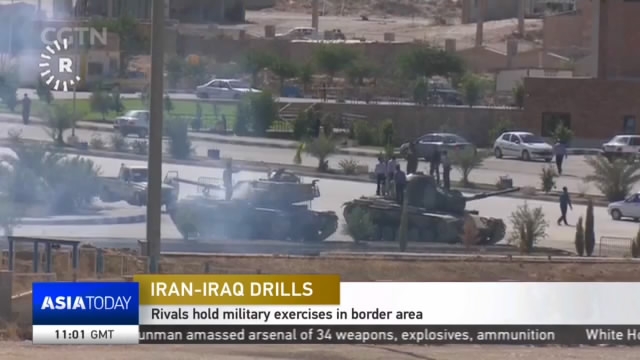 Iran-Iraq Drills: Rivals hold military exercises in border area - CGTN