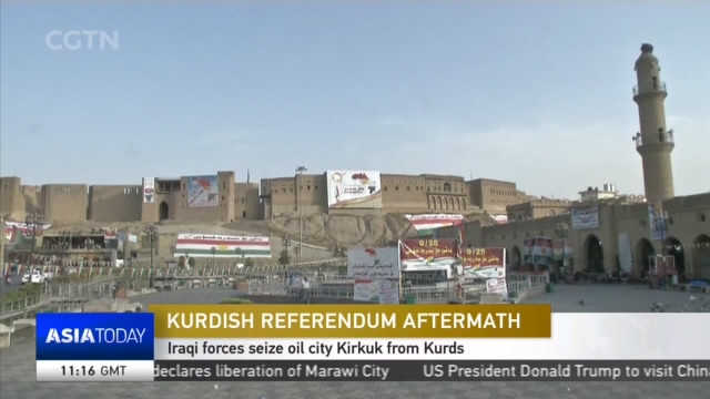 Kurdish Referendum Aftermath Iraqi Forces Seize Oil City Kirkuk From Kurds Cgtn 6583