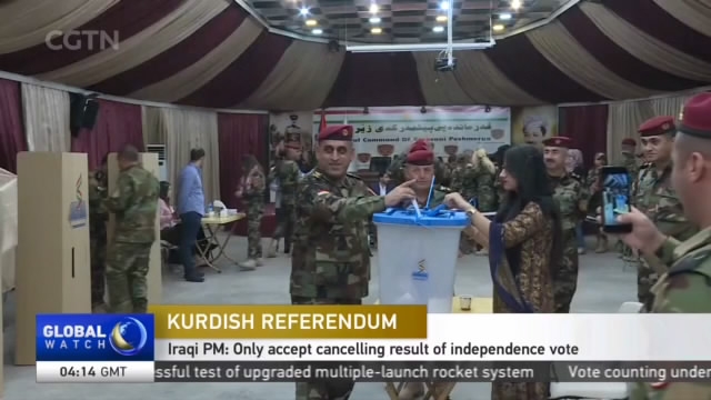 Kurdish Referendum Iraqi Pm Only Accept Cancelling Result Of