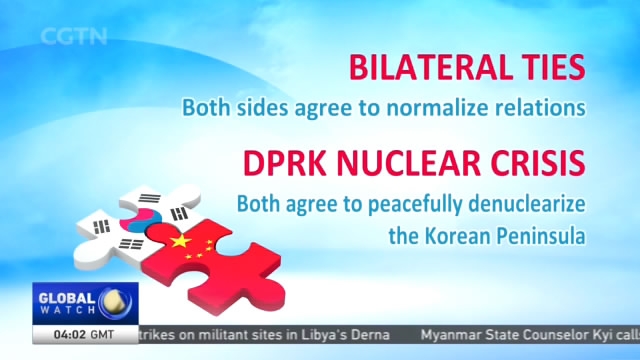 China-South Korea Ties: Both Sides Agree To Normalize Relations - CGTN