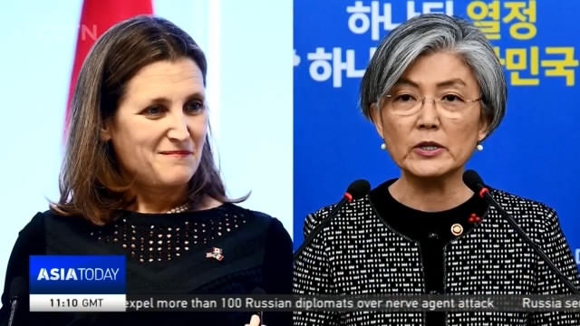 Korean Peninsula Diplomacy: South Korean and Canadian Foreign Ministers ...
